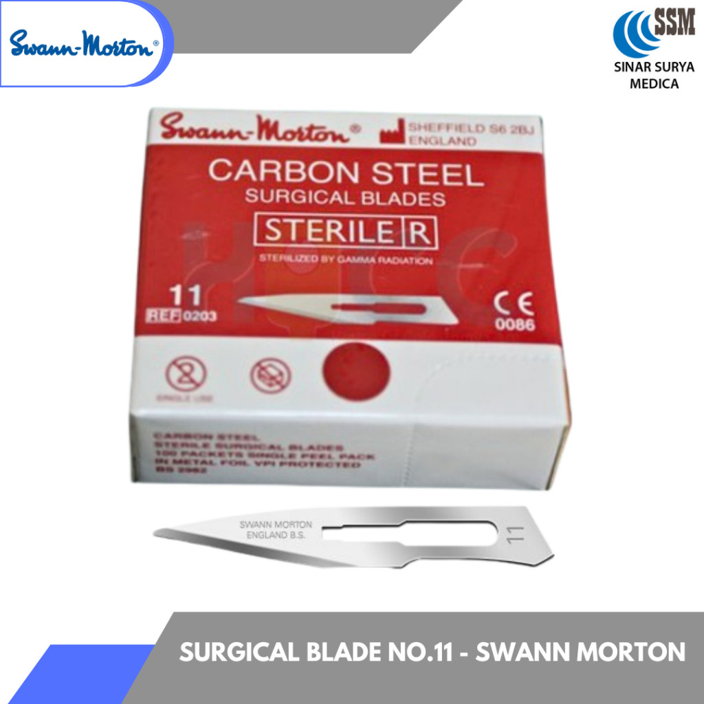 Surgical blade no.11 - Swann morton / Swann morton - Surgical blade no.11 / Pisau bedah