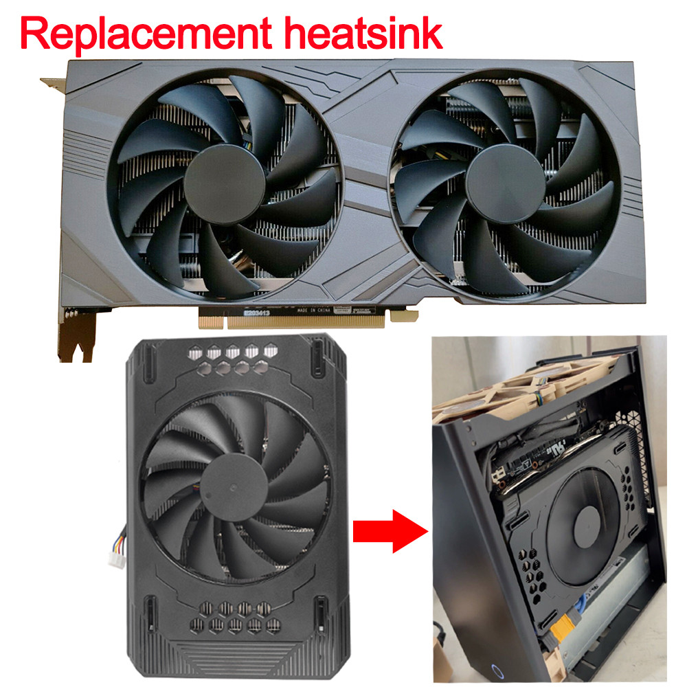 RTX3060 Ti Graphics Card Replacement Heatsink For Lenovo RTX 3060ti GPU Cooler Heat Sink with Bearin