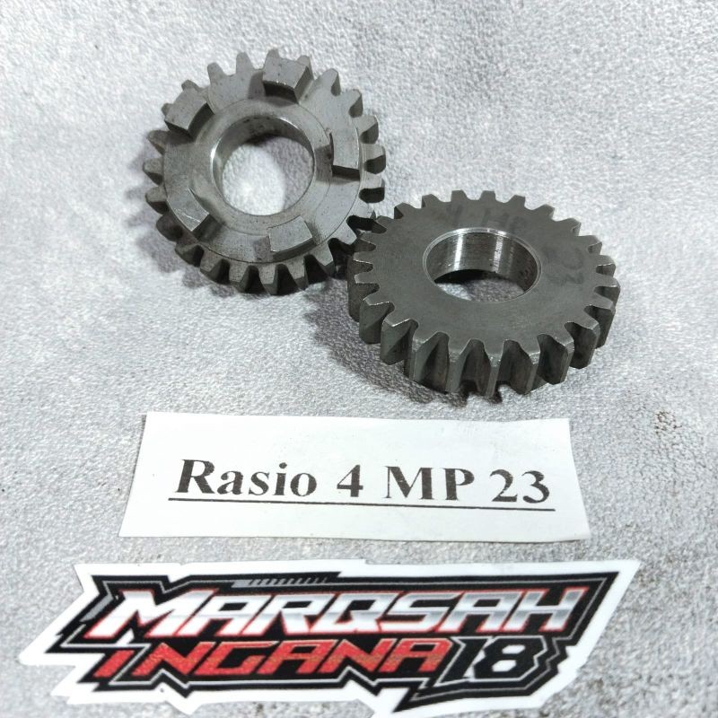 Gigi rasio mp 4 oplosan jumlah 23 Honda Megapro MP racing Rasio OPLOS M18