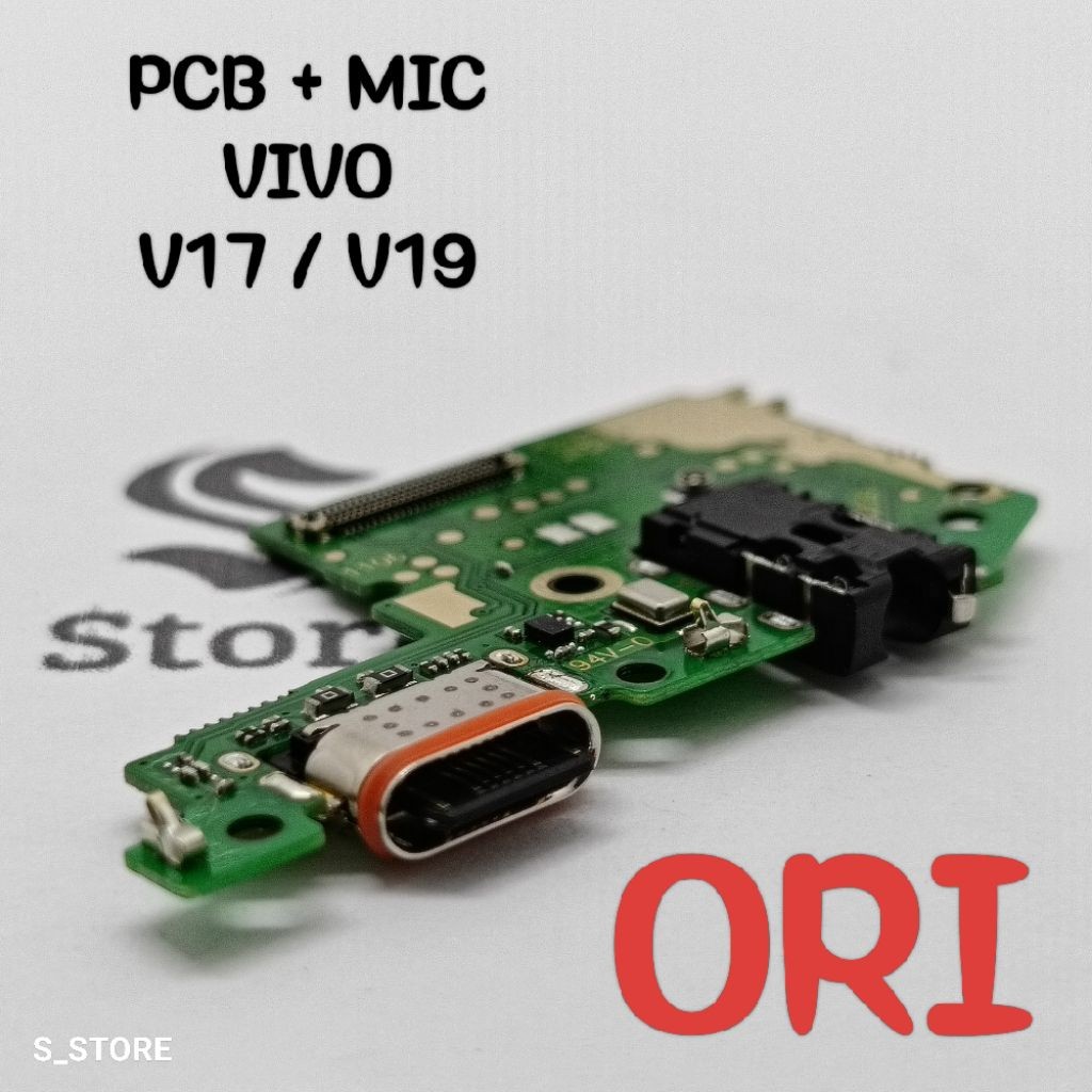 CONNECTOR CHARGER VIVO V17 / V19 INDONESIA ORI + IC PAPAN KONEKTOR CAS PCB BOARD VIVO V17 / V19 ORI
