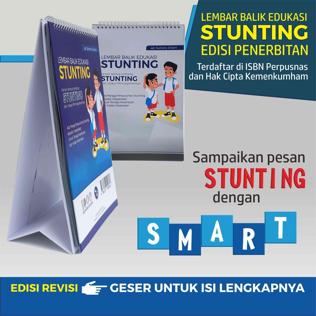 Media Edukasi - Lembar Balik Stunting || Lembar Balik Promkes || Lembar Balik Gizi