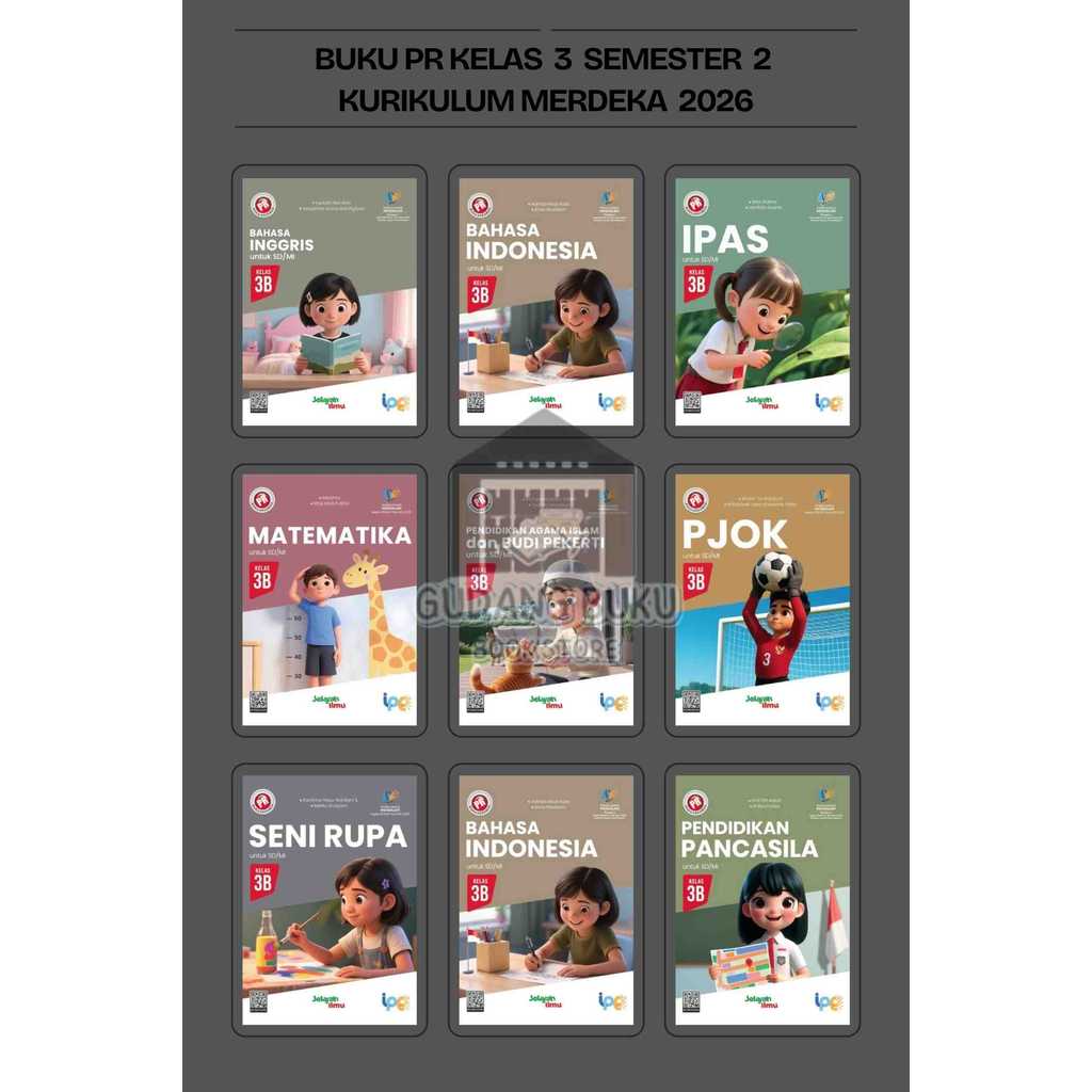 Buku Pr/LKS SD/MI Kelas 3/III Semester 1&2 Intan pariwara Tahun 2026