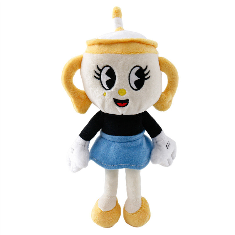 25cm Adventure Game Cuphead Plush Toy Mugman The Devil Legendary Chalice Plush Dolls Toys for Christ