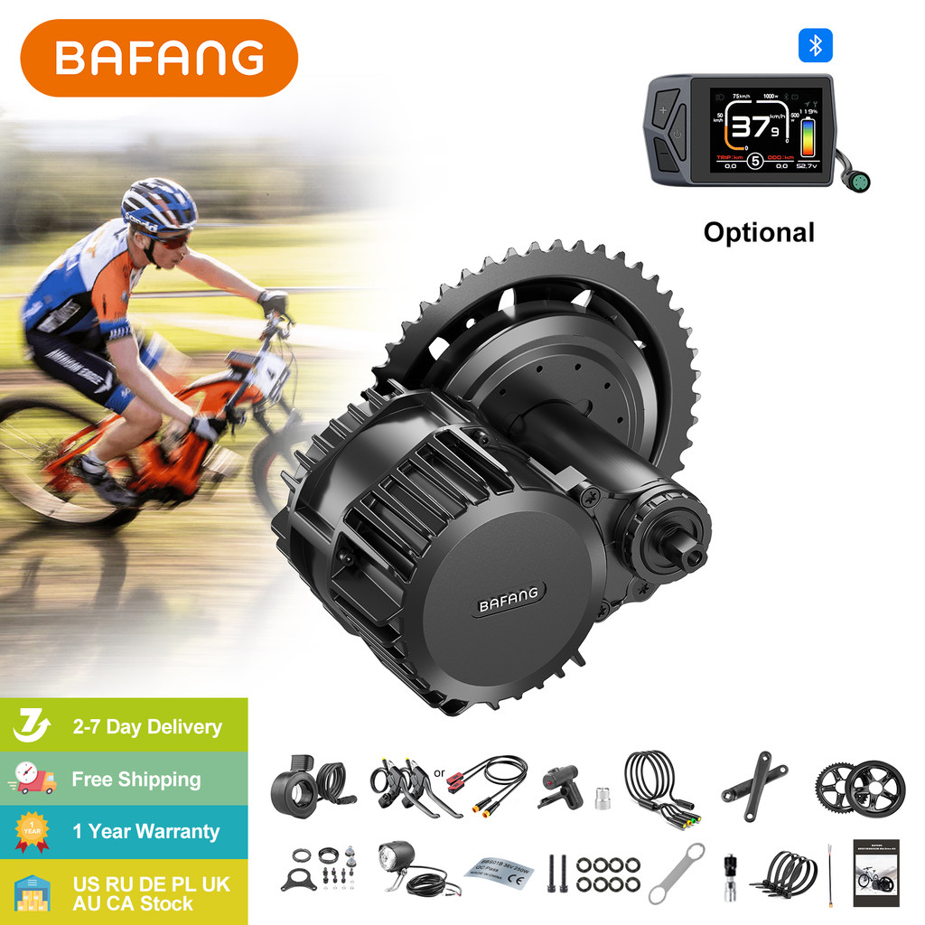 Bafang CAN 48V 52V 1000W Mid Drive Motor BBSHD eBike Kits BB 68/100/120mm Powerful Bicycle Engine El