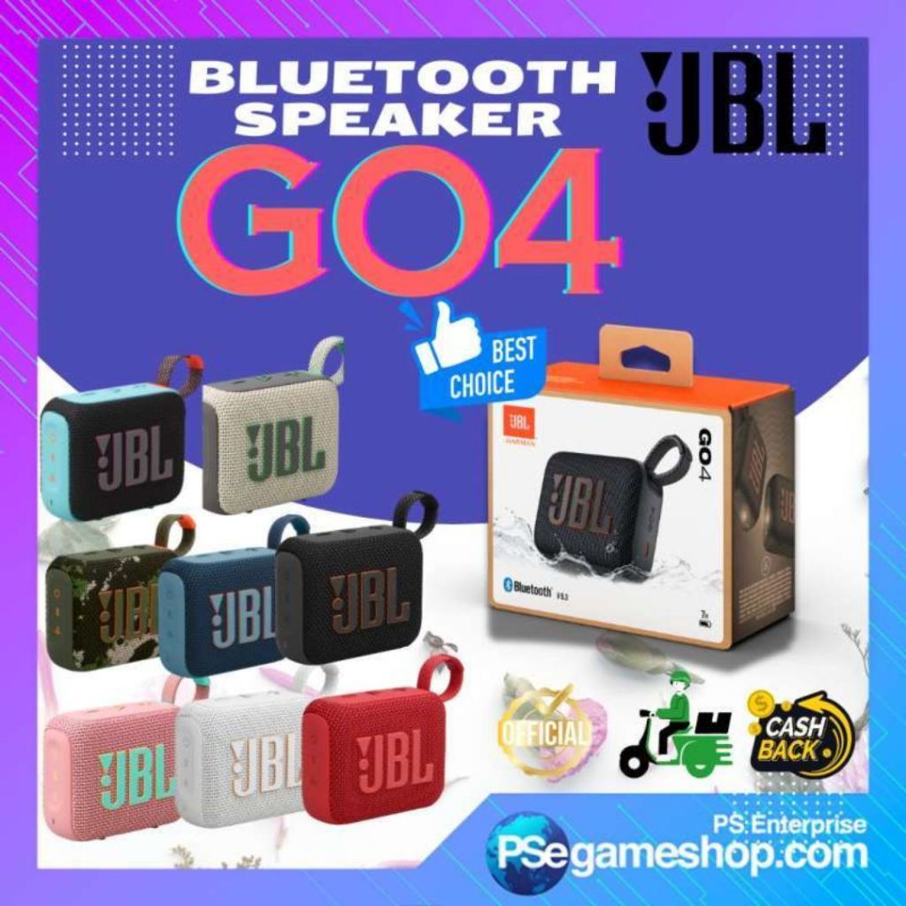Speaker JBL GO 4 /Jbl Go 4 / JBL GO4 Bluetooth Portable Waterproof