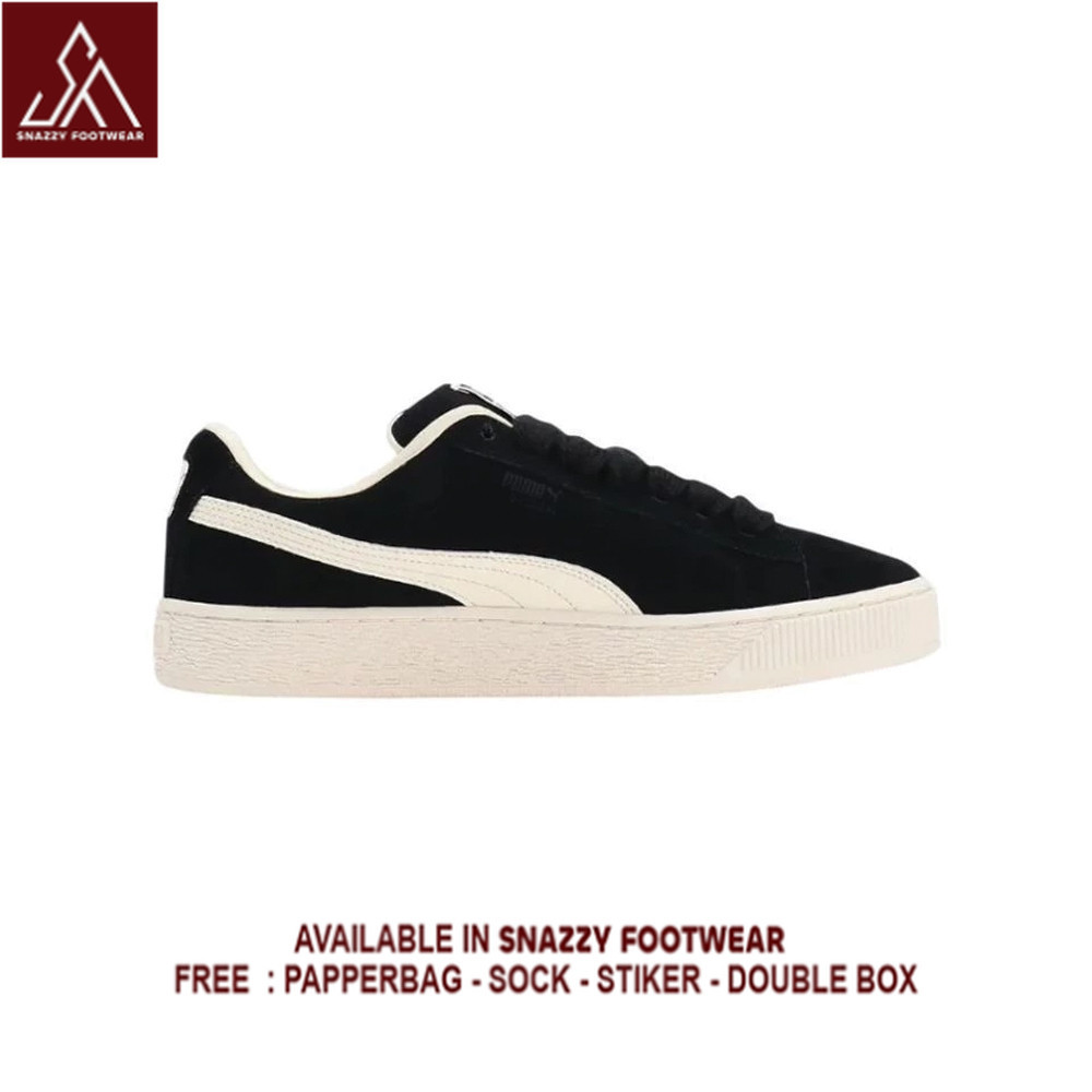 Sepatu Sneakers Pleasures Puma Classic Suede XL Black 100% Original Unisex