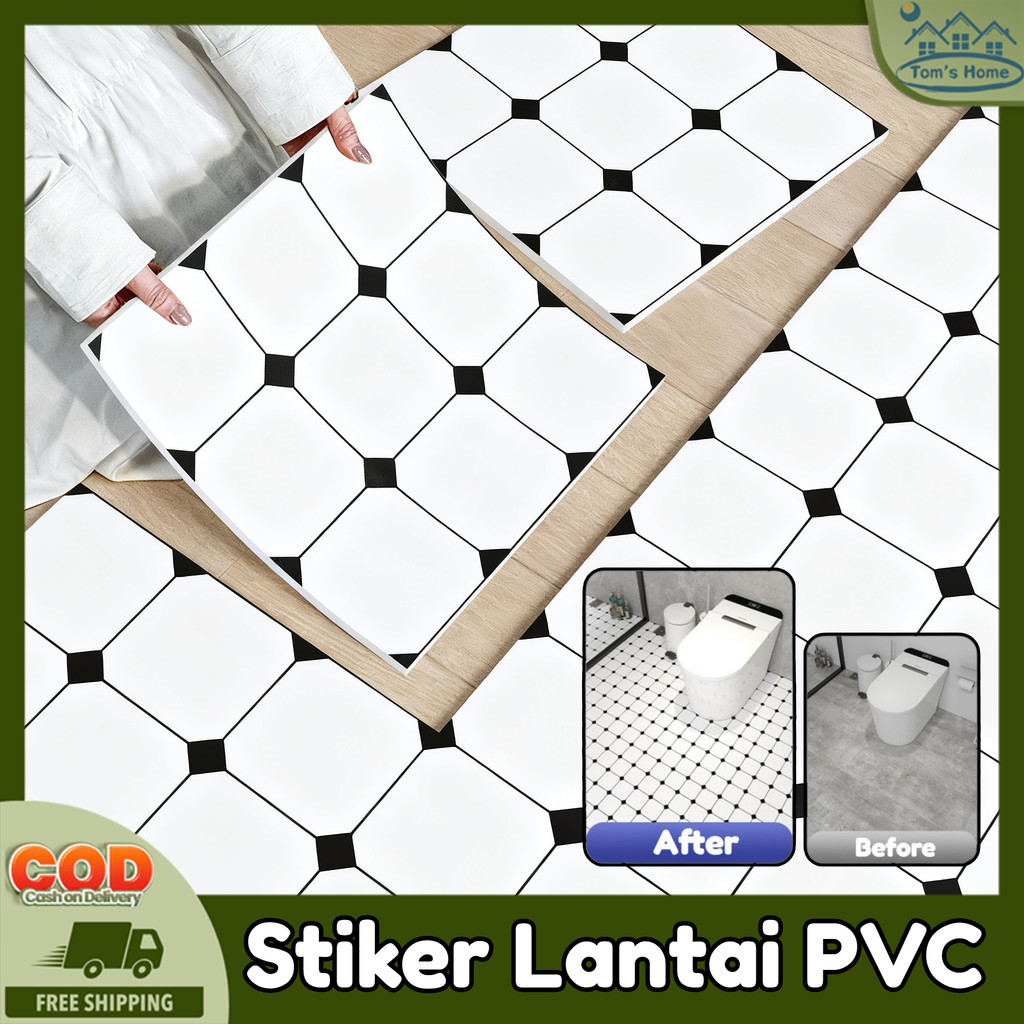 20PCS Stiker Lantai Anti-selip Tebal Untuk Rumah /Stiker Lantai Kamar Mandi /Toilet Tahan Air Lantai