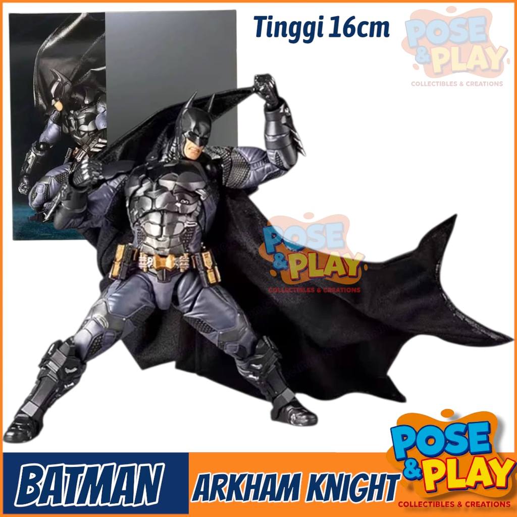 RECAST Amazing Yamaguchi Revoltech Batman Arkham Knight Ver. Anime Action Figures Collection Figure