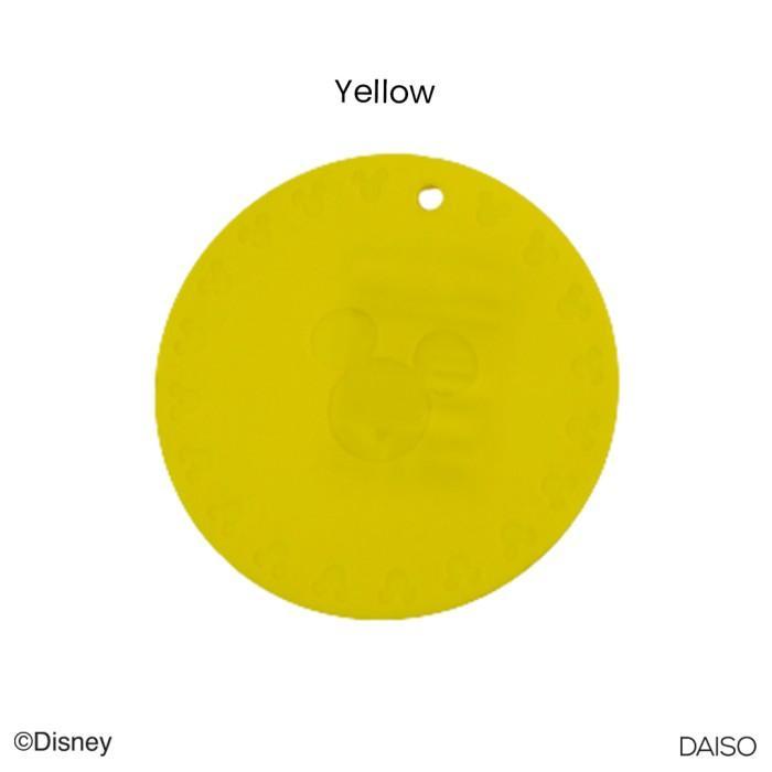 Daiso Silicone Pot Mat -Mickey Icon- - Yellow