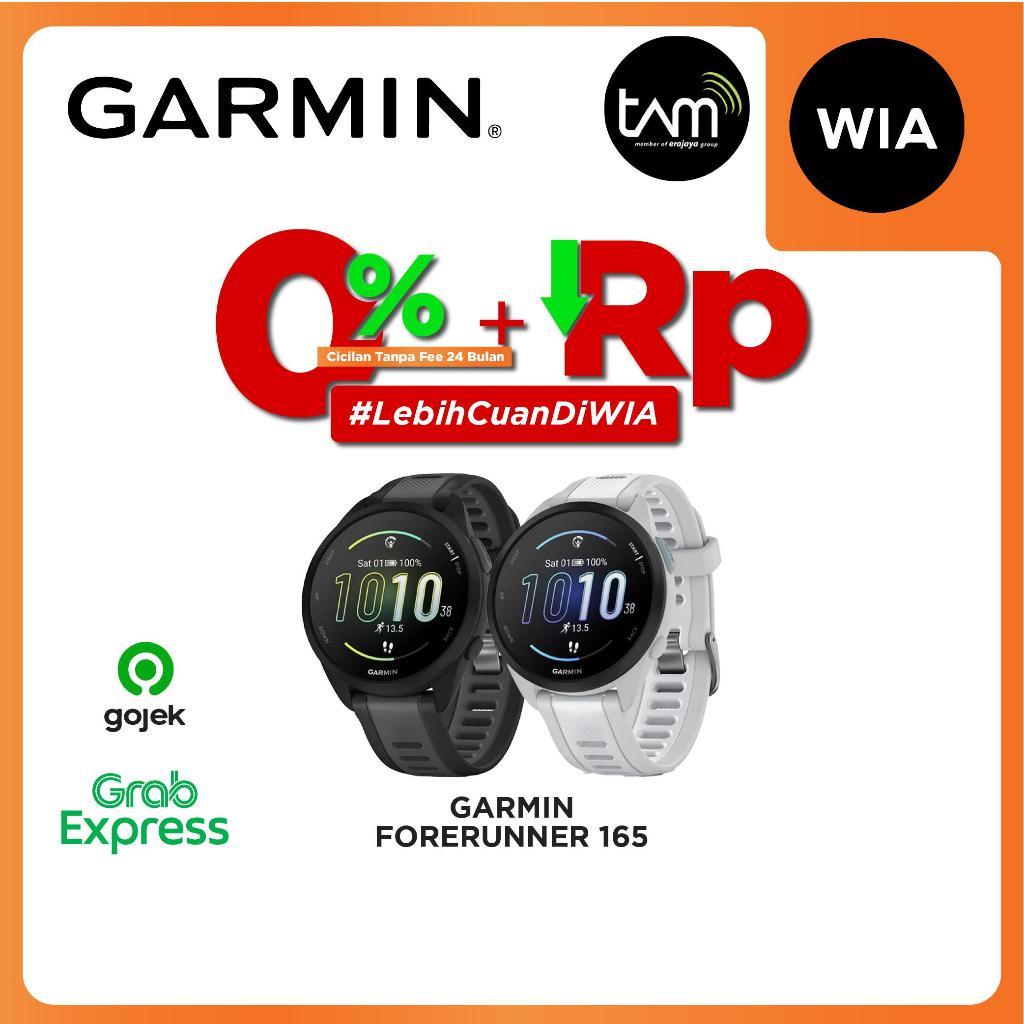 WIA Garmin Forerunner 165 GPS Running Sportwatch Jam Tangan Olahraga Oriiginal Garansi Resmi