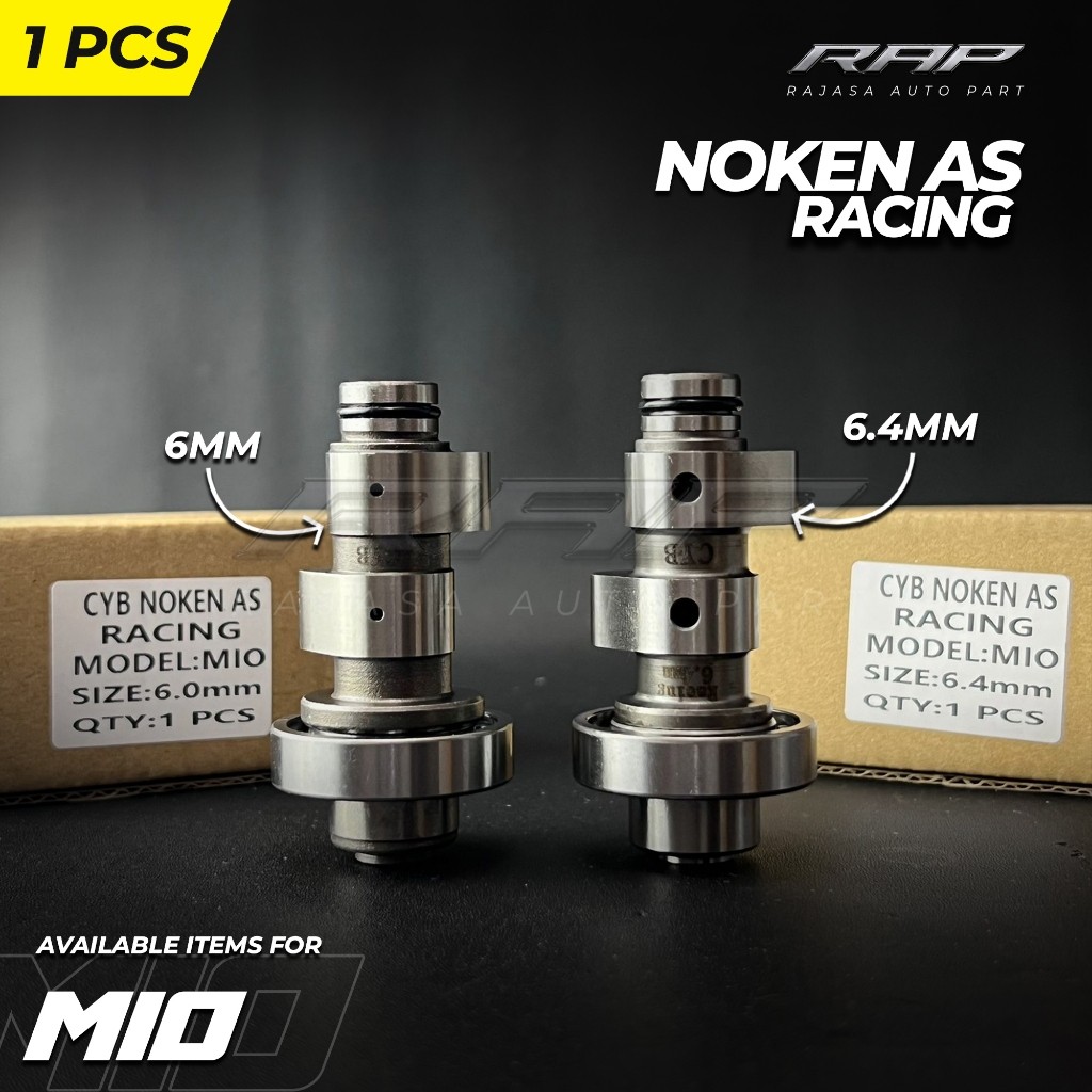 NOKEN AS RACING NOKEN AS MIO VEGA ZR RACING K1 6,0MM/6,4MM PLATUK STANDAR  COPY KAWAHARA RACING MIO