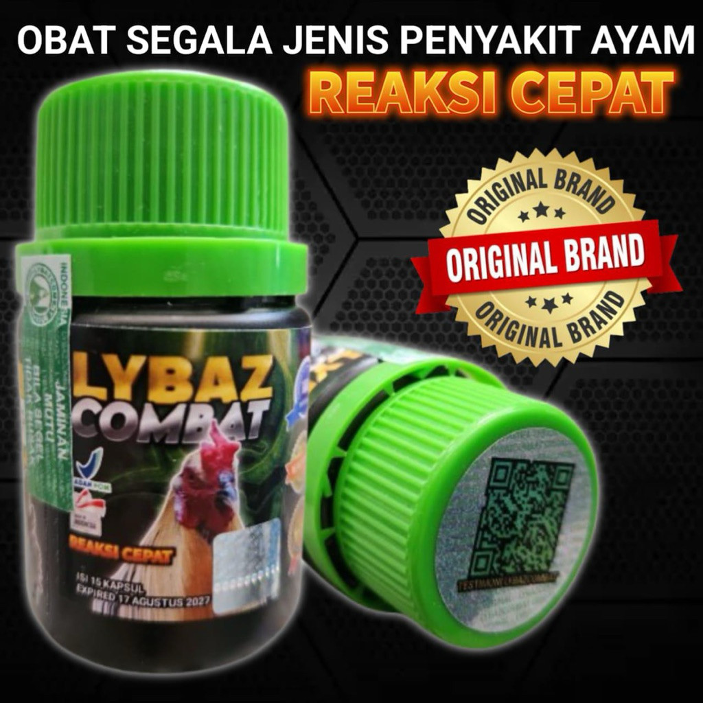 NMZSHOP Lybaz Combat Obat Ayam Virus Bakteri 24 Jam Sembuh