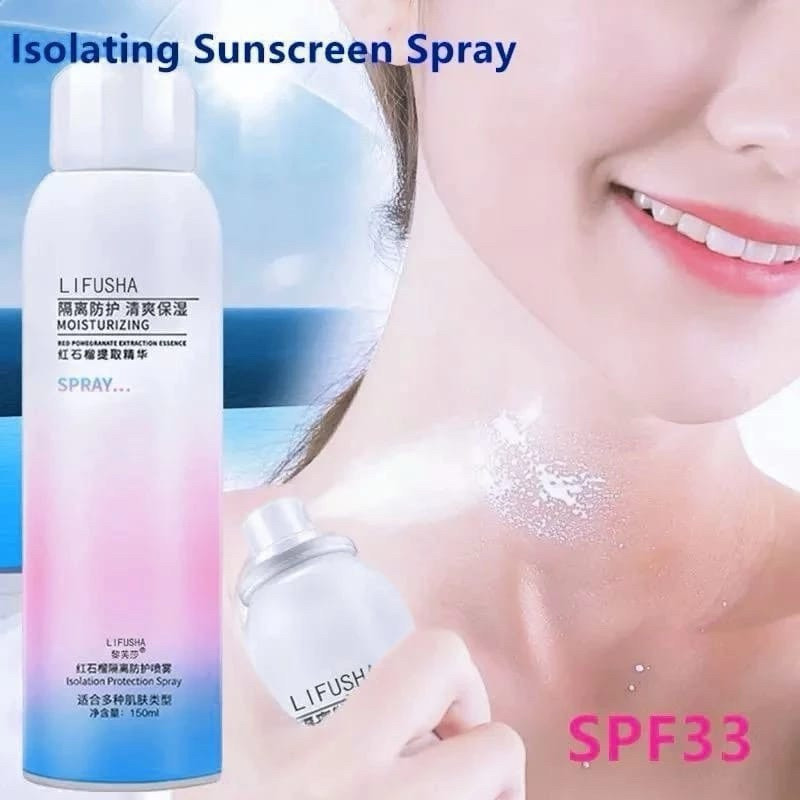 bavea - [COD]   Spray Pemutih Kulit Lifusha whitening spray Pemutih Instant moisturizing isi 150ml -