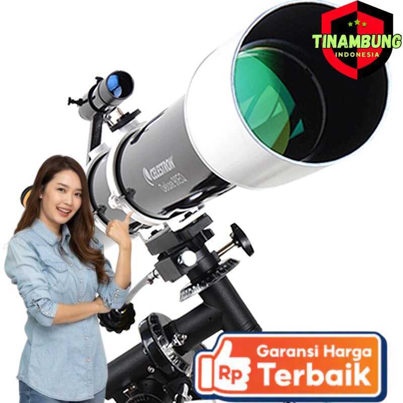 CELESTRON Astronomical Telescope Teropong Bintang - Deluxe 90EQ