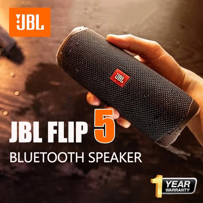 [100%Ori] JBL Flip 5 Wireless Bluetooth Portable Speaker [Garansi 1 Tahun] Bass IPX7 Waterproof BT V
