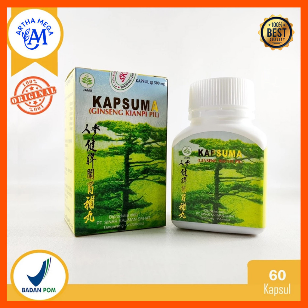 SOURSHOP ( Kianpi 100% Original Asli ) KAPSUMA / GINSENG KIANPI PIL / OBAT NAFSU MAKAN