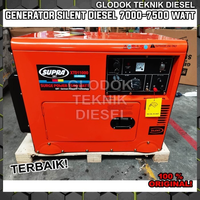 IRH Generator Genset Diesel Silent 7500 7000 Watt Solar XTD 11000 TERBAIK