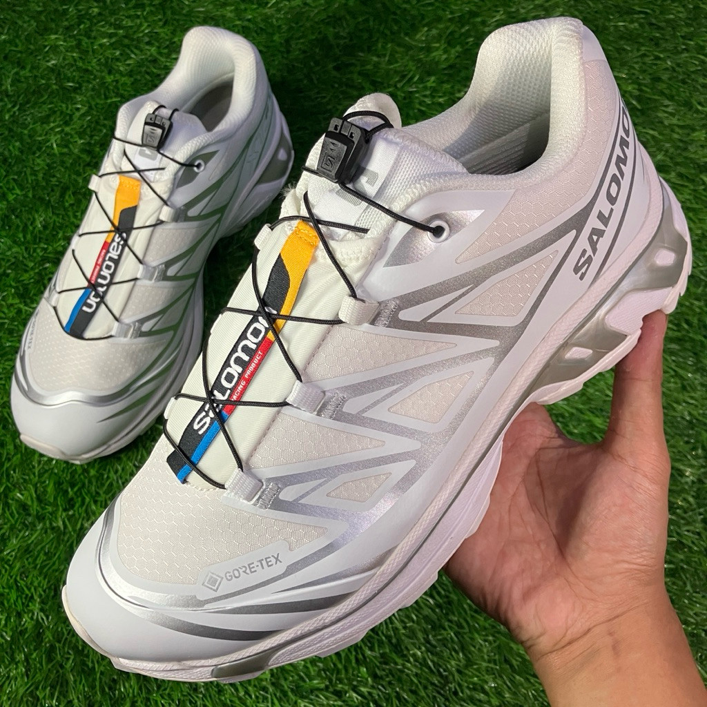SALOMON S/LAB XT-6 Goretex White Lunar sneakers shoes