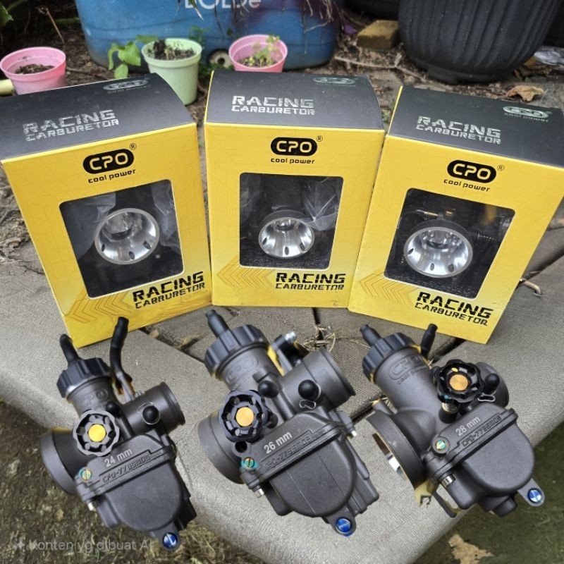 karbu cpo pe gen 2 Karburator pe 24 26 28 cpo racing pj mj jarum karet intake