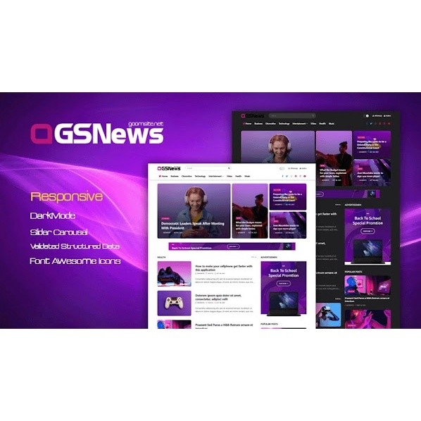 jual template blogger berita gsnews | themes blogger berita