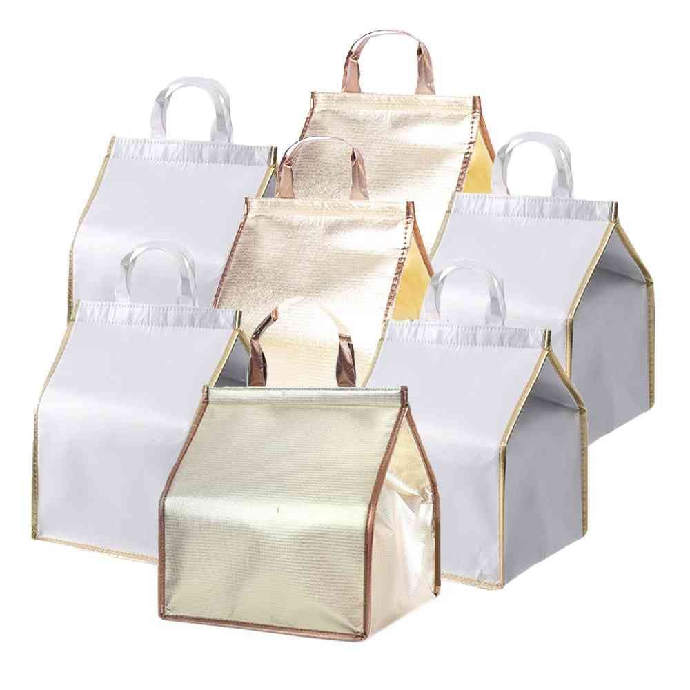 Multifunction Foldable Waterproof Cooler Bag Cake insulation bag Thermal Box Delivery Bag