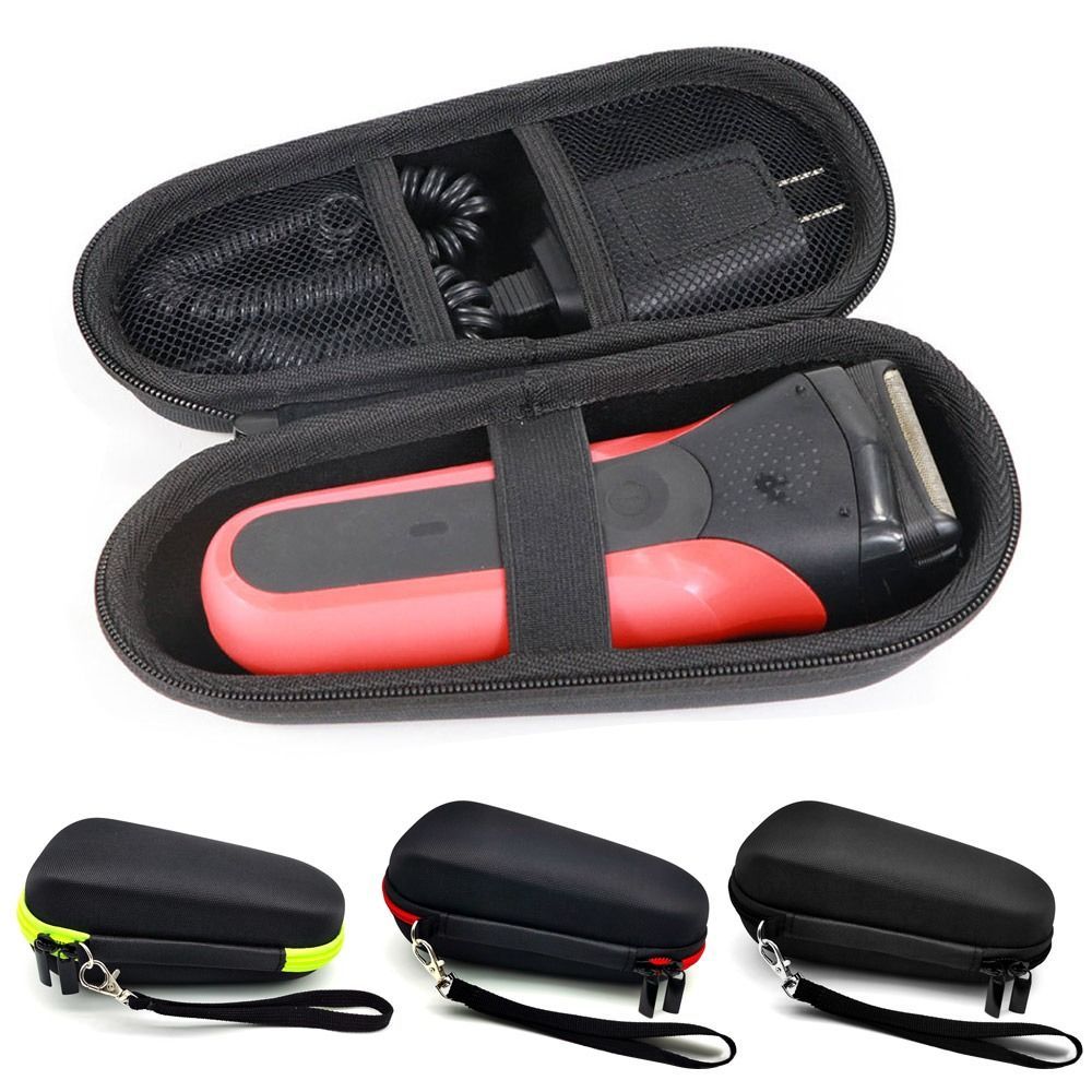 Durable for Braun Travel Electric Shaver Shaver Storage Bag Zipper Bag Carrying Case Razor Protectiv