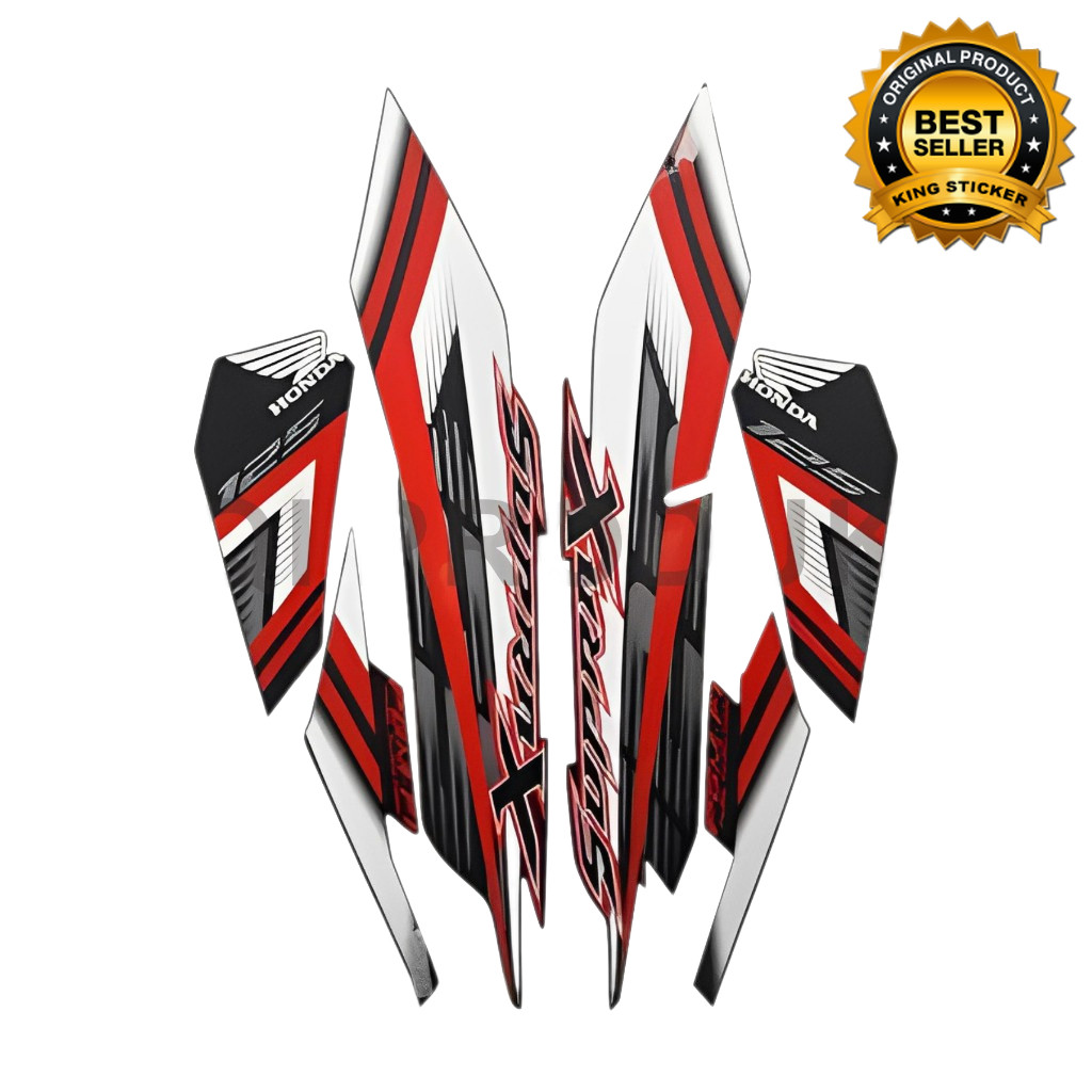 STIKER STRIPING STANDART SUPRA X 125 FI 2022 - LIST STRANDAR SUPRA X 125 FI 2022 Termurah & Terlaris