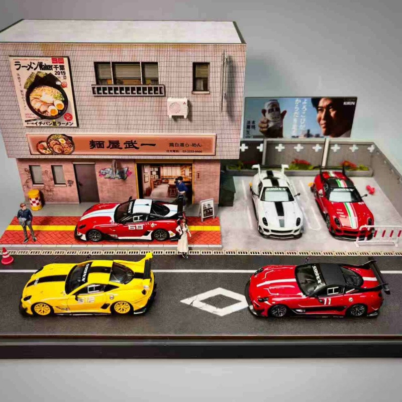 2025 New Ls Model 1:64 Ferrari 599xx Evo  #56 #512 #11 #68 #5 Alloy Car Miniature Diecast 599xx Car 