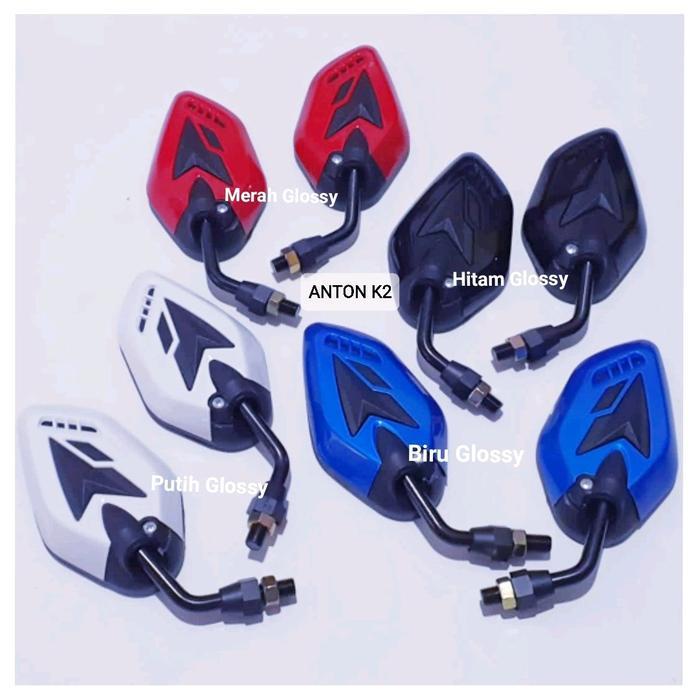 KACA SPION PENDEK VARIASI AKSESORIS MOTOR SUPRA/BLADE/REVO/SUPRA X 125/SUPRA FIT/KHARISMA/VERZA/TIGE