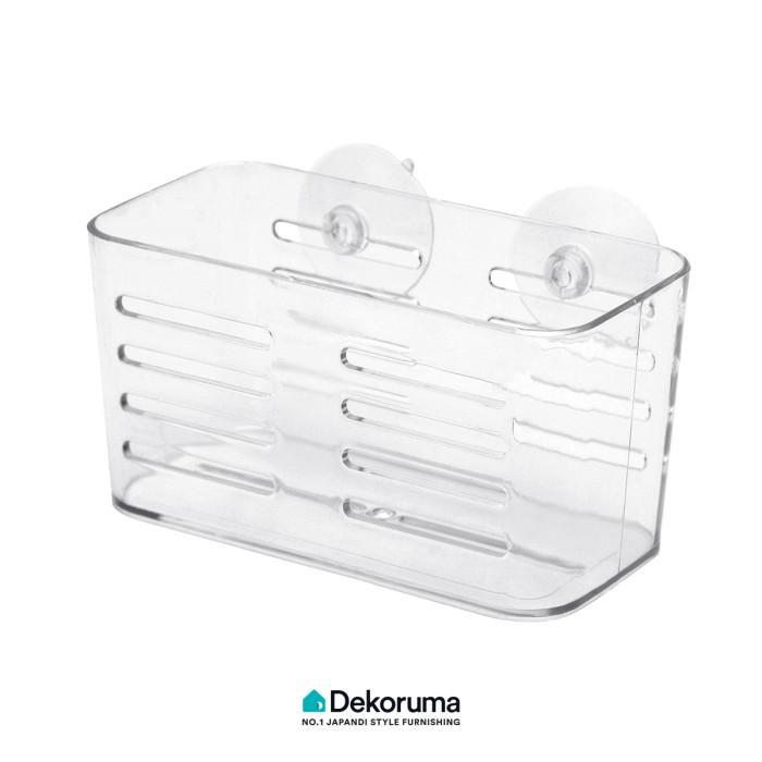 Dekoruma HOMU Keranjang Kamar Mandi dengan Suction Holder