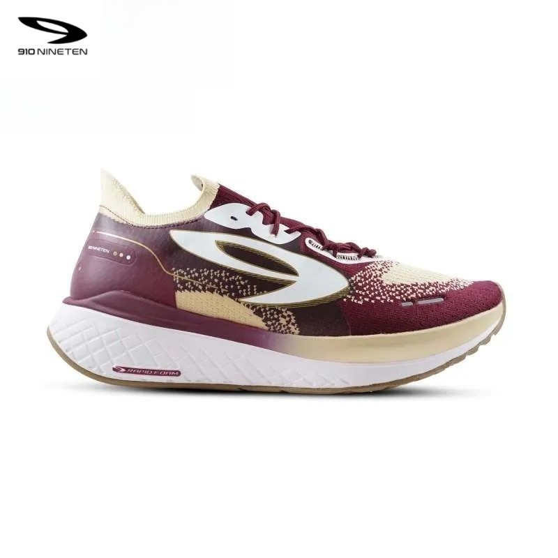 910 HANNA 2.0 MERAH/BURGUNDY/COKLAT - Sepatu Lari / Hanna 2.0 910Nineten Original