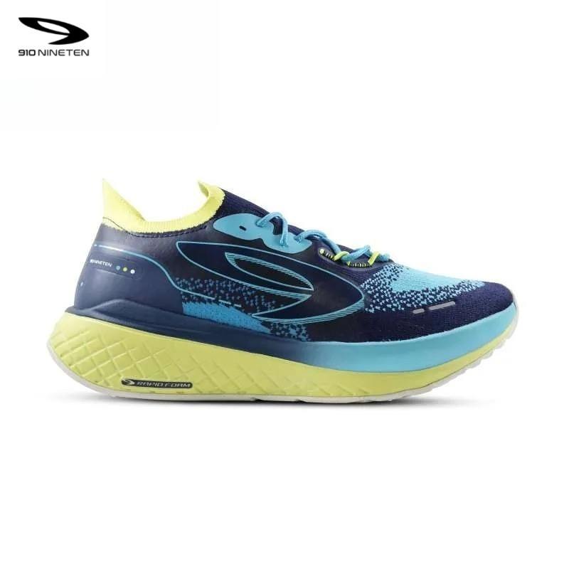 910 HANNA 2.0 BIRU/HIJAU NEON - Sepatu Lari / Hanna 2.0 910Nineten Original