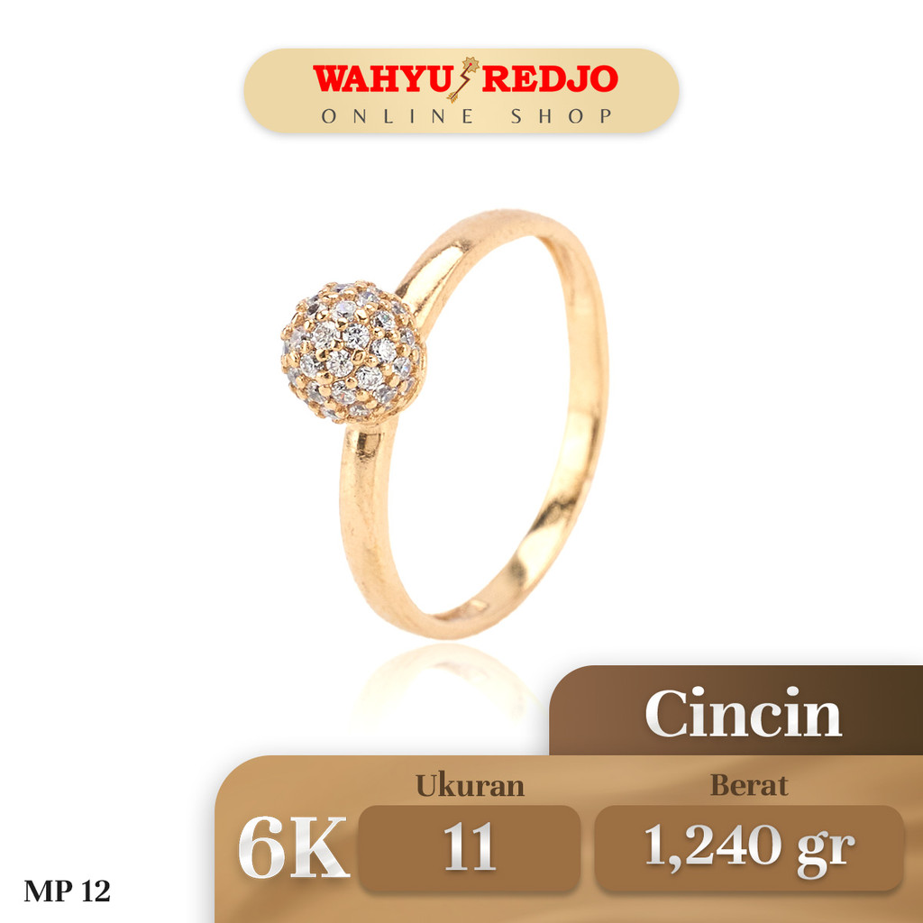 Cincin Emas Kadar 6K Wahyu Redjo CC-6K-29861915
