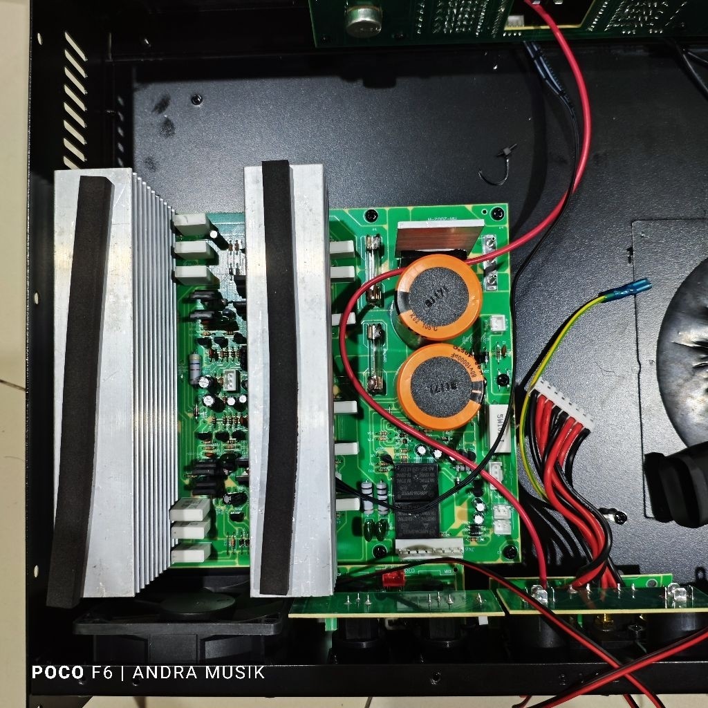 1 Set Kit Driver + PSU Copotan Power Baru Ampli MEGAVOX MA 2002 N MEGAVOX MA 2002N MA2002 Original