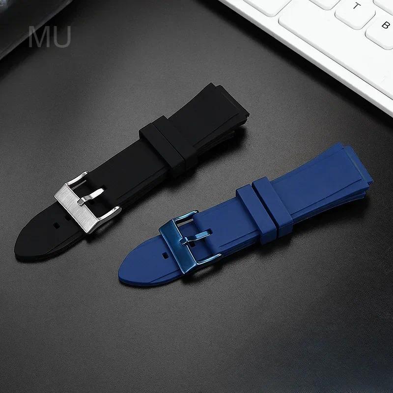 Durable Wear-resistant Sports Watchbands Stainless Steel Buckle for Guess W0247g3 W0040g3 W0040g7 Wa