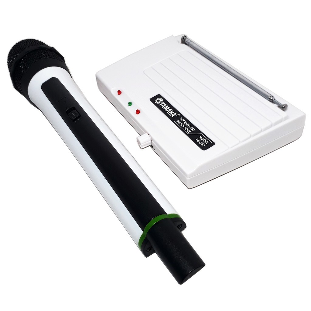 Yamaha Mic Wireless Karaoke YM-260 Profesional Microphone Suara Mantap