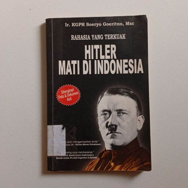 Rahasia yang terkuak HITLER MATI DI INDONESIA Original Bekas