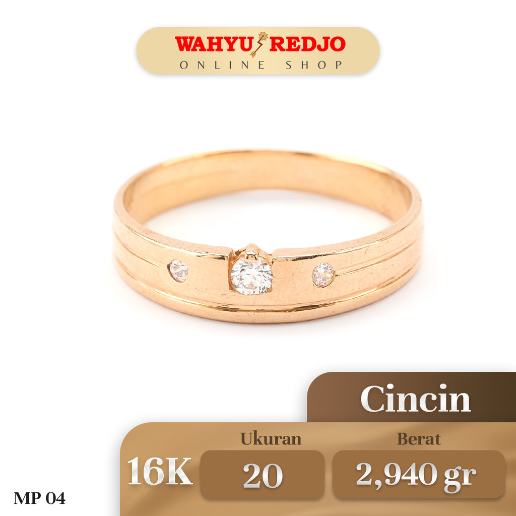 Cincin Emas Kadar 16K Wahyu Redjo CC-16K-29799498