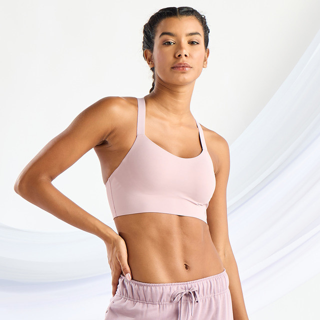 Max Fashions Atasan Wanita Plain Bonded High Support Bra - Pink Light