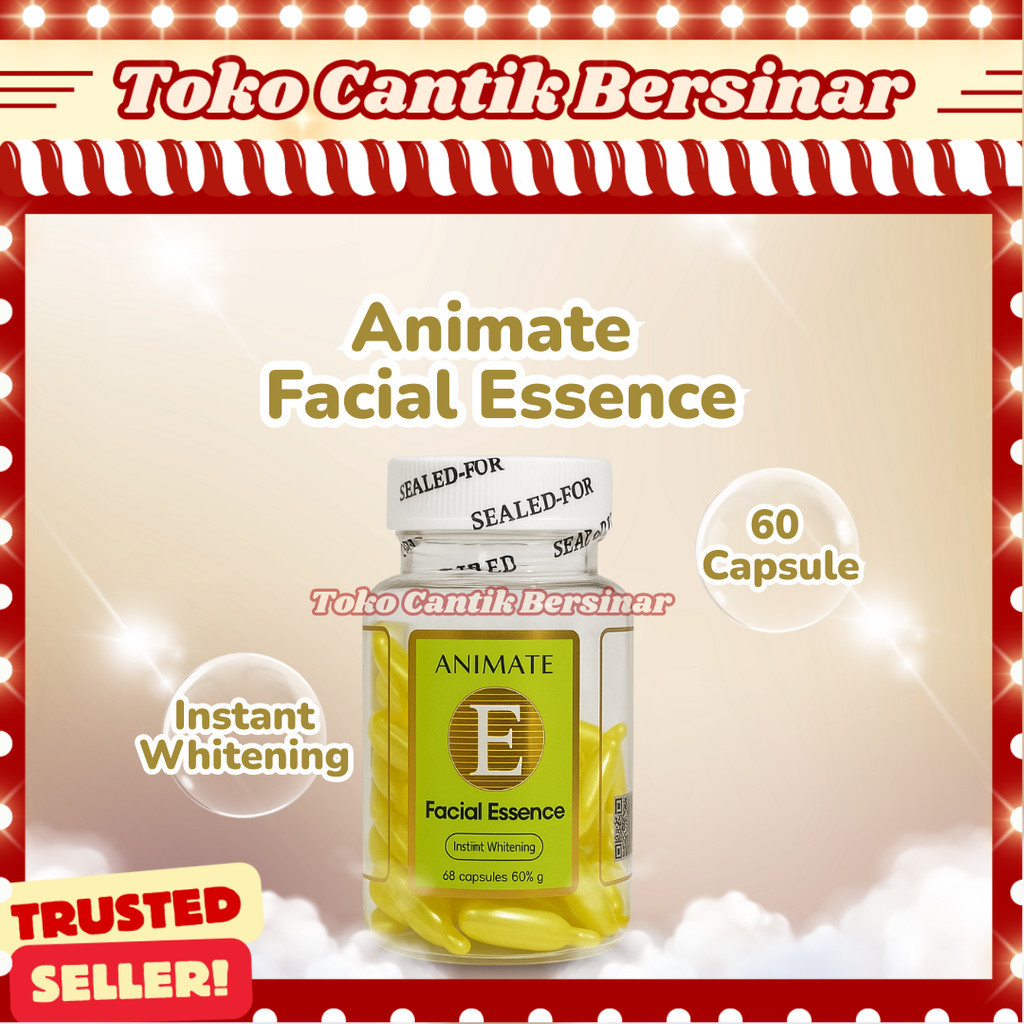 Animate Facial Essence Serum Vitamin E, untuk wajah isi60