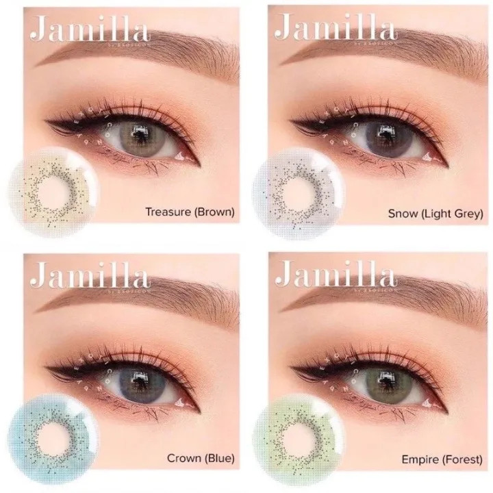 Jamilla Soflens 14.5mm Treasure Brown & Empire Forest