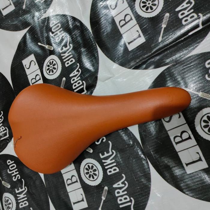 SADEL VELO VINTAGE JADUL COKLAT MUDA l SADDLE VELO VINTAGE