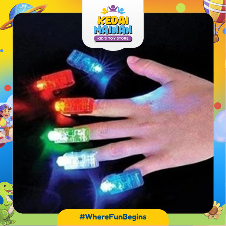 [KEDAIMAINAN] [WM267] Led fingers, Lampu senter jari, Finger Light Party, cincin lampu jari pesta, f