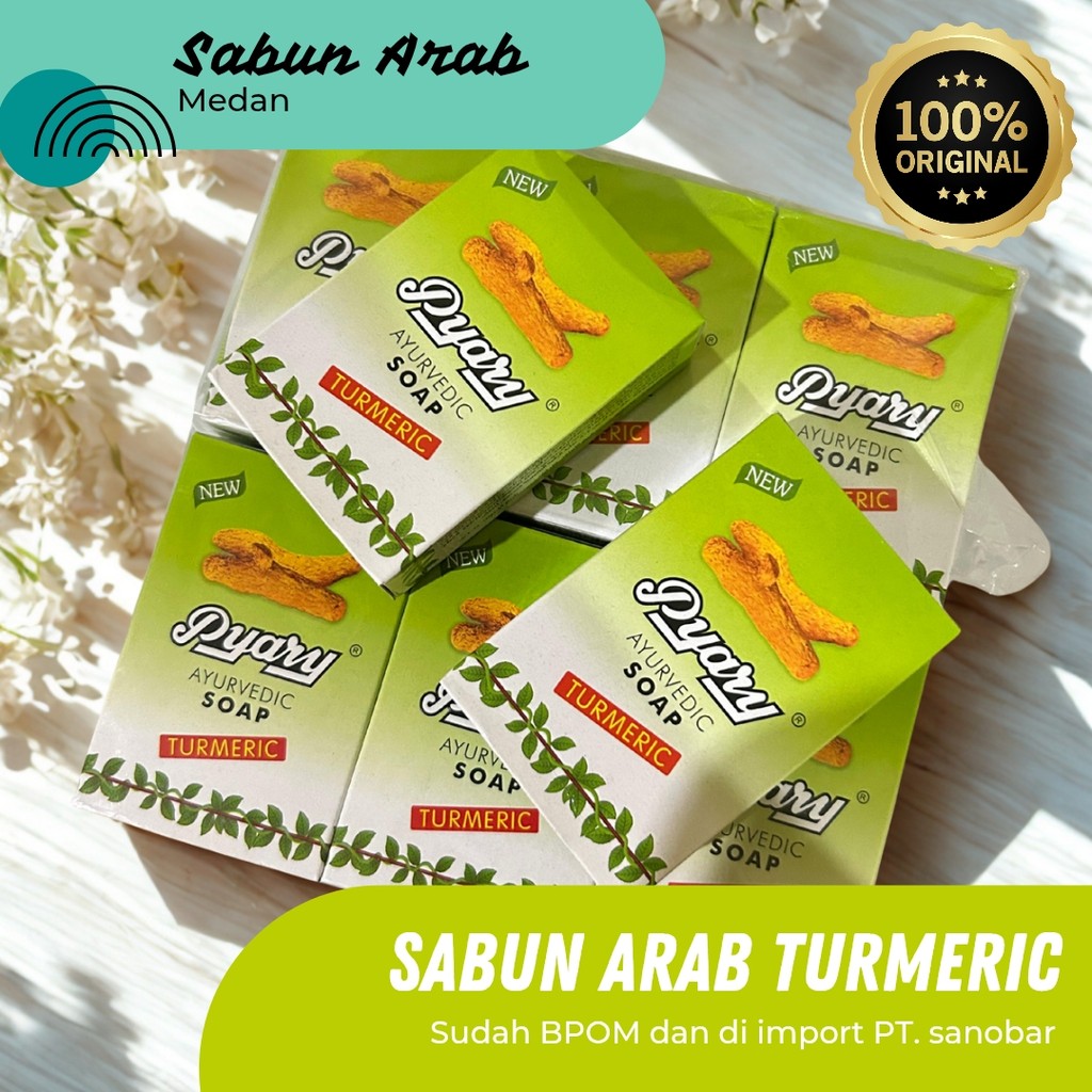 SABUN ARAB BPOM TURMERIC PYARY ORIGINAL MEDAN