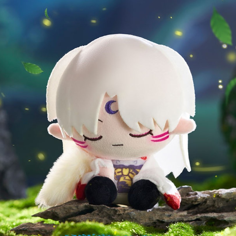 BEATRIZA STORE Original Inuyasha Snoozy Buddy Vol.1 Series Blind Box Plush Doll Anime Figure Sesshom