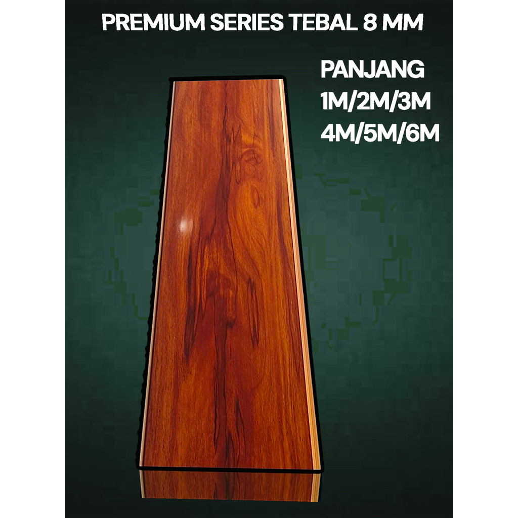 Plafon PVC Premium Glossy | Tahan Air | Cocok Dapur & Kamar Mandi | Harga Terjangkau