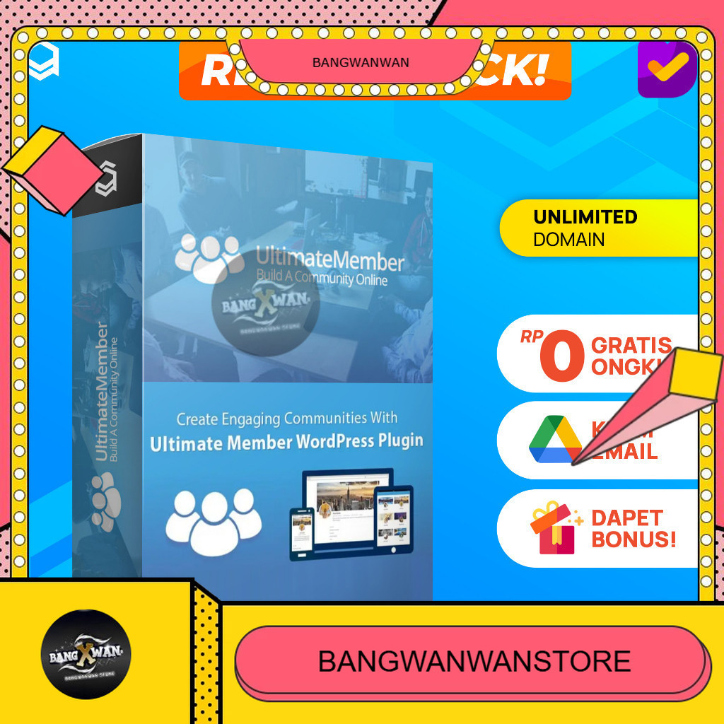 Ultimate Member + Addons User Profile & Membership Plugin For WordPress Unlimited Domain