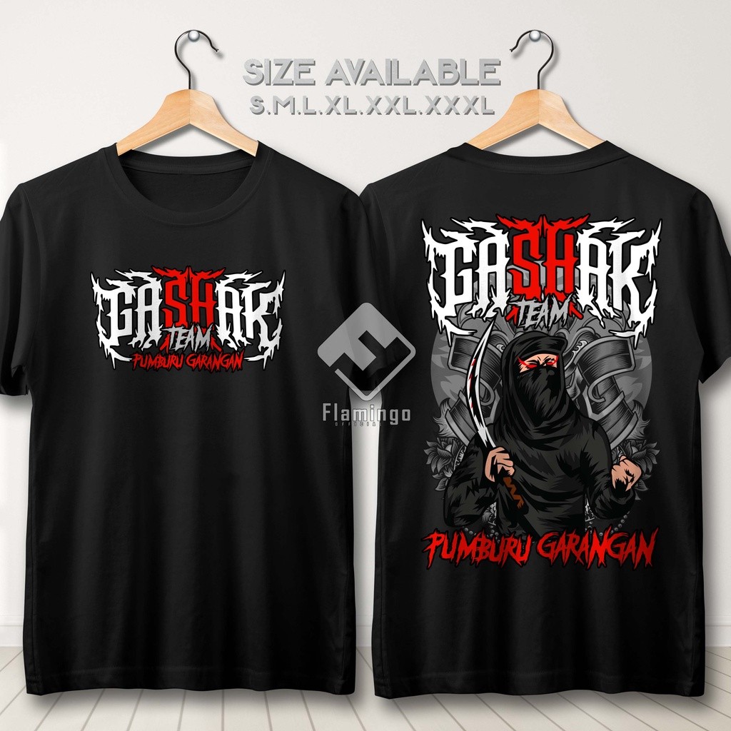 Kaos PSHT Gashak Pemburu Garangan Baju Pencak Silat Persaudaraan Setia Hati Terate Cotton Combed 30s