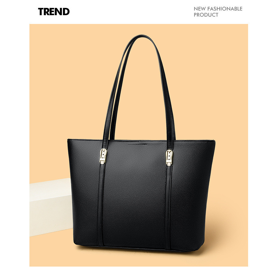 Totebag Wanita - Tote Bag Wanita Kerja - Tas Bahu Wanita Premium, Simple, dan Elegan 573 - Tas Bahu