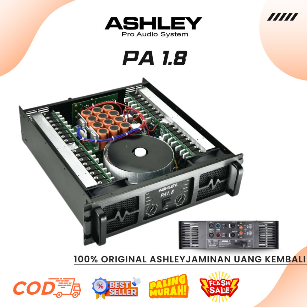 Power Ashley PA 1.8 Class GB Professional Power Amplifier